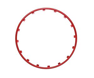 Rimgz 63192 Protection des bords en plastique 17 pouces, rouge, 4 - Ensemble de 4