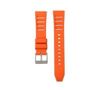 Rimmean 1 bracelet de montre 19 20 21 22 24 mm avec fermoir souple et confortable, résistant à l'usure(Orange,24mm)