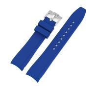 Rimmean Bracelet de 1 pièce (18/19/20/21/22 mm) for Montre plongée Submariner Sport (Compatible MoonSwatch)(Dark Blue,20mm)
