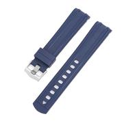 Rimmean Bracelet de Montre Souple 20 mm for Moonswatch (1 pièce)(Blue)