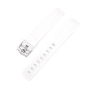 Rimmean Bracelet de Montre Souple 20 mm for Moonswatch (1 pièce)(White)