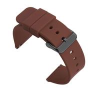 Rimmean Bracelet de montre universel souple et léger 22 mm for connectée (1 pièce)(Brown-BK)
