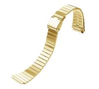 Rimmean Bracelet de montre vintage en acier inoxydable 18 mm ou 20 for modèles F-91W/A158/A159/A168/A169/B650/AQ230/AE500W (1 pièce)(Gold,18mm)