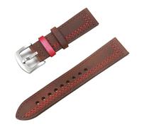 Rimmean Bracelet de montre vintage en cuir véritable, 1 pièce, 22 mm ou 20, for femme et homme, vachette(Philip 25,22mm)