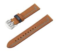 Rimmean Bracelet de montre vintage en cuir véritable, 1 pièce, 22 mm ou 20, for femme et homme, vachette(Philip 9,22mm)