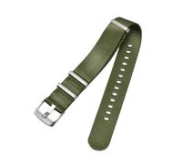 Rimmean Bracelet en Toile for Montre de plongée Homme, Compatible avec Les Ceintures sécurité 18/20/22/24 mm (1 pièce)(Army Green,24mm)