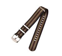 Rimmean Bracelet en Toile for Montre de plongée Homme, Compatible avec Les Ceintures sécurité 18/20/22/24 mm (1 pièce)(Black Red Green,18mm)