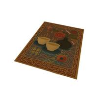 Rimmean Tapis À Fleurs Sauvages Vintage Dark Academia, 1 Pièce, Esthétique Florale, Gothique, Décoration De Maison, Fantaisiste, Rustique, Cadeau, Éthéré(4,120x160cm)