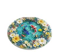 Rimmean Tapis À Thème De Théâtre d'art Poisson Rose, 1 Pièce, Sol du Zodiaque, Mythologie, Décoration La Maison(3,40x40cm)