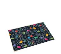Rimmean Tapis De Sol Amusant Et Scientifique, 1 Pièce, avec Éléments Texte «Science», Tableau Périodique Antidérapant Porte(6,50X80cm)