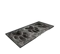 Rimmean Tapis De Sol Antidérapant avec Imprimé Patte Chien, 1 Pièce, for Salon, Couloir, Cuisine, Salle Bain, Chambre À Coucher, Chevet(4,40X120CM)