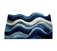 Rimmean Tapis De Sol Imprimé Vague Plage, 1 Pièce, Idéal for La Cuisine, Accessoires Décoration D'entrée, Fête des Mères(2,30x50cm)