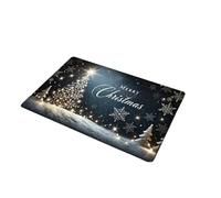 Rimmean Tapis Romantique De Première Neige, 1 Pièce, for Porte Porche, Doux, Bienvenue, for Chambre À Coucher, Salon, Extérieur, Décoration Maison(40X60CM (1.3X2FT)