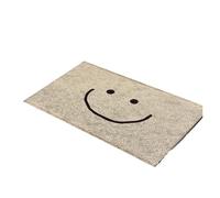 Rimmean Tapis Souriant De Dessin Animé, 1 Pièce, for Bonnes Vibrations, Paillasson Amusant, Bienvenue, Salle Bain for Chambre À Coucher, Salon, Maison(40X60CM (1.3X2FT)