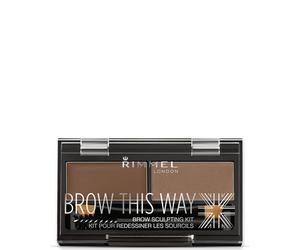 Rimmel Brow This Way Eyebrow Kit (Various Shade) - Medium Brown