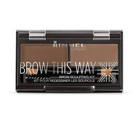 Rimmel Brow This Way Sculpting Kit Medium Brown Powder 004 Ounce Wax 003 Ounce