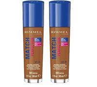 Rimmel Fond de Teint Match Perfection 503 Mocha 30 ml (Lot de 2)