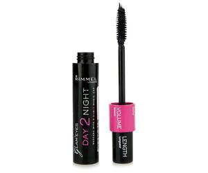 Rimmel Glam´ Eyes Day 2 Night mascara cils allongés et épais 2 en 1 teinte 001 Black 9.5 ml
