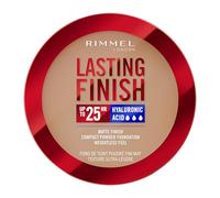 Rimmel Lasting Finish, 010 Latte, Fond de Teint Compact, Fini Flouté, Fini Mat, Couvrance Totale, SPF20, Formule Vegan, 7g