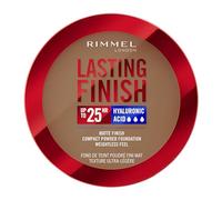 Rimmel Lasting Finish, 014 Warm Cinnamon, Fond de Teint Compact, Fini Flouté, Fini Mat, Couvrance Totale, SPF20, Formule Vegan, 7g