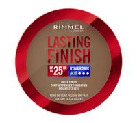Rimmel Lasting Finish, 015 Warm Coconut, Fond de Teint Compact, Fini Flouté, Fini Mat, Couvrance Totale, SPF20, Formule Vegan, 7g