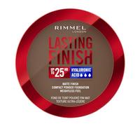 Rimmel Lasting Finish, 016 Hazelnut, Fond de Teint Compact, Fini Flouté, Fini Mat, Couvrance Totale, SPF20, Formule Vegan, 7g