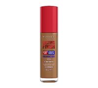 Rimmel Lasting Finish 35Hr Fond de teint 510 cannelle, couverture complète, hydratant, SPF20, acide hyaluronique, vitamine E, 2 % de niacinamide, tenue toute la journée, végétalien, sans cruauté