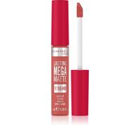 Rimmel Lasting Mega Matte rouge à lèvres léger liquide mat 16h teinte Coral Sass 7,4 ml
