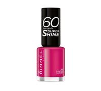 Rimmel London 60 Seconds Super Shine Nail Lacquer 323 Funtime Fuchsia