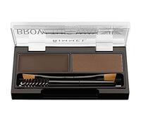 Rimmel LONDON Brow This Way Kit de Modelage de Poudre à Sourcils, Finition Soignée et Précision Ultime avec la Formule Duo Compact, Brun Foncé, Poudre 0,04 oz, Cire 0,03 oz
