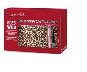 Rimmel London, Coffret Cadeau Femme Rimmel Goes Wild Léopard Mascara Wonder'Luxe + Eyeliner Exaggerate