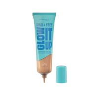 Rimmel London Kind & Free GLOW IT UP Fond de teint hydratant, 200, Soft Beige, Apaise la peau sensible, Coloré sain et lumineux, Hydrate toute la journée, 30 ml