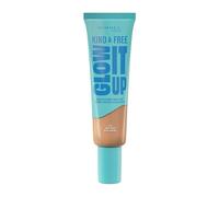 Rimmel London Kind & Free GLOW IT UP Teint Hydratant, 203 True Beige, Apaise les peaux sensibles, Effet bonne mine, Hydratation, toute la journée, 30 ml