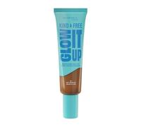 Rimmel London Kind & Free GLOW IT UP Teint Hydratant, 601 Soft Chocolate, Apaise les peaux sensibles, Effet bonne mine, Hydratation, toute la journée, 30 ml