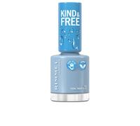 Rimmel London - Kind&free Nail Polish #152-Tidal Wave Blue Crayon Blanc Pour Ongles 8 Ml