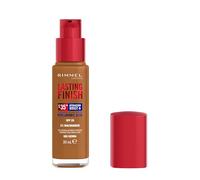 Rimmel London Lasting Finish 35 Hour, 606 Sienna, fond de teint, longue tenue, hydratant, formule vegan, couvrance totale, 30 ml