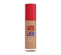 Rimmel London Lasting Finish jusqu'à 35h, 303 Honey, fond de teint, longue tenue, hydratant, formule vegan, couvrance totale, 30 ml