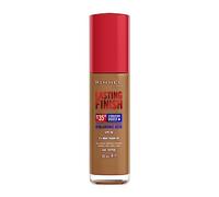 Rimmel London Lasting Finish jusqu'à 35h, 500 Toffee, fond de teint, longue tenue, hydratant, formule vegan, couvrance totale, 30 ml