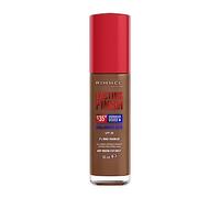 Rimmel London Lasting Finish jusqu'à 35h,600 Warm Coconut, fond de teint, longue tenue, hydratant, formule vegan, couvrance totale, 30 ml