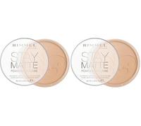 Rimmel London LONDON Stay Matte Long Lasting Pressed Powder - Sandstorm (Lot de 2)