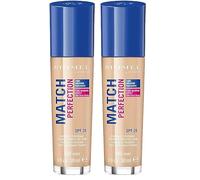 Rimmel London Match Perfection Foundation 100 (Lot de 2)