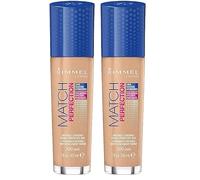 Rimmel London Match Perfection Foundation 300 Sable (Lot de 2)