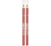 Rimmel London Oh My Plump! Lip Shaper, crayon à lèvres enrichi en peptides, texture ultra-crémeuse, sans transfert, 1,2, 010 Iconic Beige (Lot de 2)