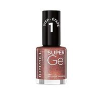 Rimmel London Super Gel Vernis à Ongles Manucure À Domicile Naughty Or Nice Nuances Rouge 12 ml
