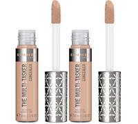 Rimmel London The Multi-Tasker, anti-cernes, jusqu'à 24 heures de tenue, hydratation longue durée, formule hautement pigmentée, facile à estomper, formule vegan, 10 ml, 045 Classic Ivory (Lot de 2)