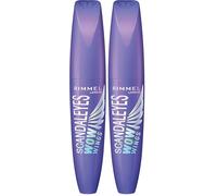 Rimmel - Mascara Scandal'eyes Wow Wings - Volume extrême - Longue Tenue - 001 Black - 12ml (Lot de 2)