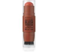 Rimmel Multi-Tasker Blush'N'brush blush en stick avec pinceau teinte 300 Nearly Suede 8 g