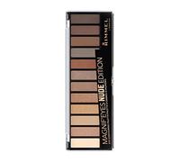 Rimmel - Ombre à Paupières Palette Magnif'Eyes 12 Pan - Fini Mat, Satiné et Brillant - Longue Tenue - 001 Nude Edition - 14,16gr