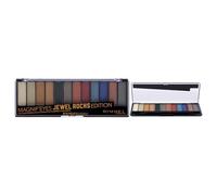 Rimmel - Ombre à Paupières Palette Magnif'Eyes 12 Pan - Fini mat, satiné et brillant - Longue Tenue - 009 Jewel Rocks Edition - 14,16gr