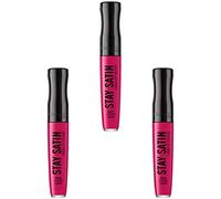 Rimmel Rouge à Lèvres Stay Matte Liquide Waterproof 400 Obsession, Lot de 3